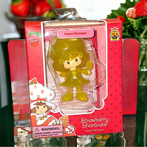 Strawberry Shortcake Mini Figures Complete Set W/ Chase Lemon Meringue - Picture 2 of 8